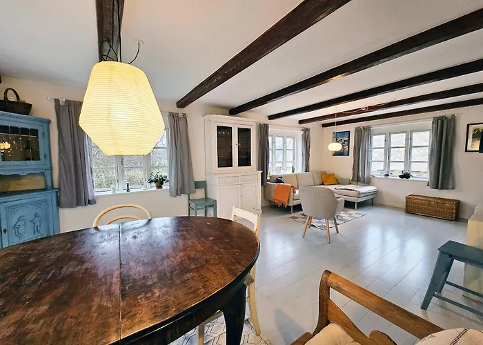 Idyllic Surrounded By Fields Tranekær